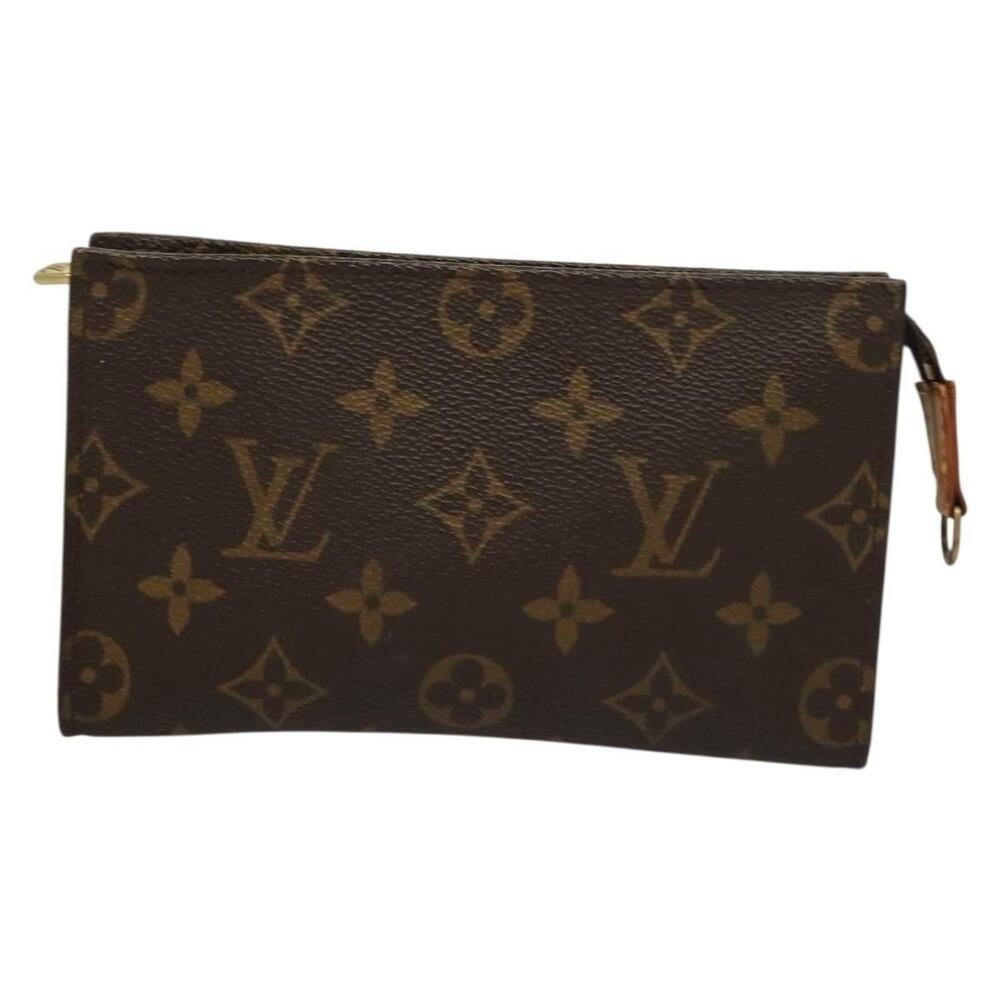 Louis Vuitton Monogram Bucket PM Accessory Pouch Brown